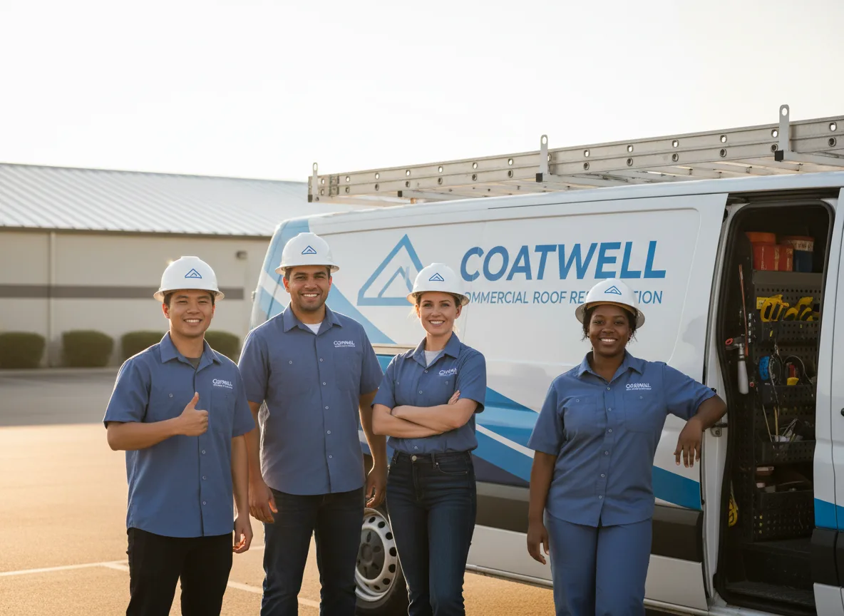 Commercial roof coating company in Frankford, DE